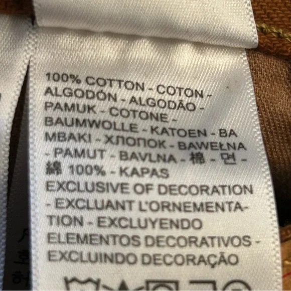 Levis 501 Jeans Original Button Fly Color Mustard Brown Size 36x32 or 33x32 🆕 - Picture 7 of 11